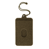 M-Tac Badge Holder – henkilökortti ja patch, pehmeä Velcro, muovipohja, metallisilmä ja paracord-riipuke. Sopii henkilökortille ja merkeille.