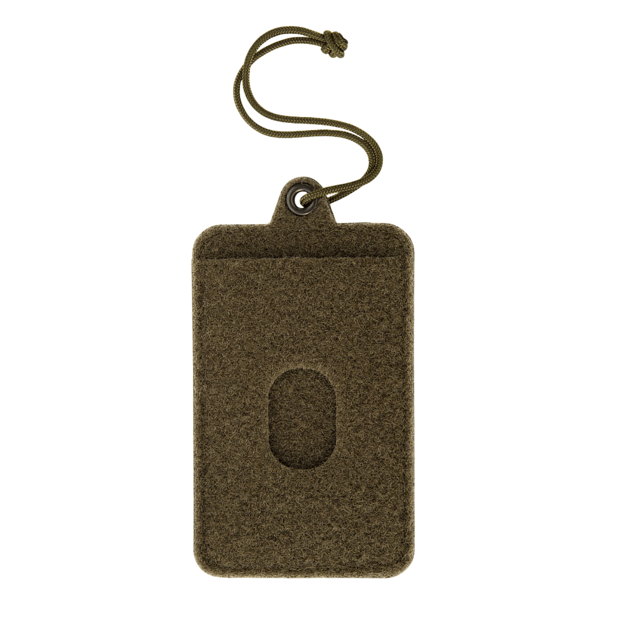 M-Tac Badge Holder – henkilökortti ja patch, pehmeä Velcro, muovipohja, metallisilmä ja paracord-riipuke. Sopii henkilökortille ja merkeille.