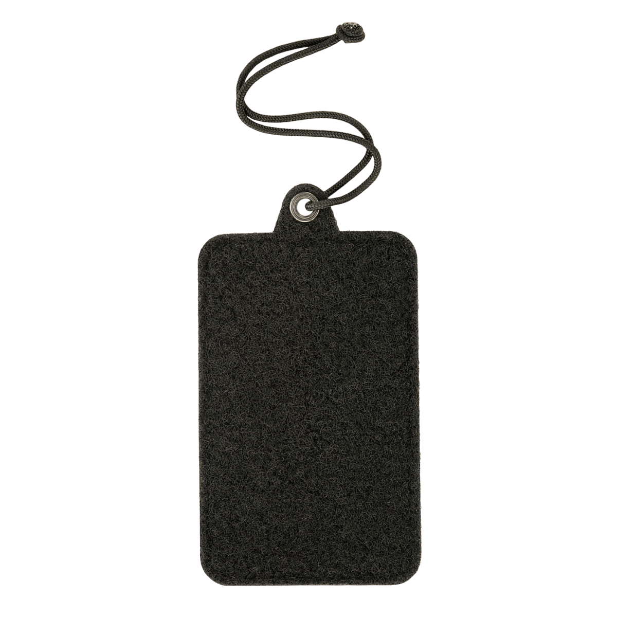 M-Tac Badge Holder – henkilökortti ja patch Velcrolla ja paracord-riipukkeella, sopii henkilökortille ja merkeille, mitat 120 x 65 mm.