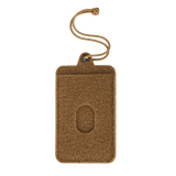M-Tac Badge Holder – henkilökortti ja patch, taktinen ID-korttipidike beige, pehmeä Velcro merkeille ja metallisilmä ripustukseen.