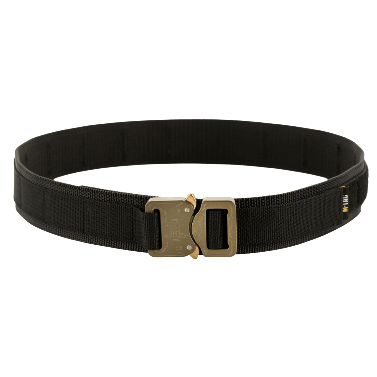 M-Tac Cobra Buckle taktinen vyö Laser Cut - taktinen vyö AustriAlpin COBRA-soljella, suunniteltu varusteiden kiinnitykseen, sotilaalliseen ja poliisikäyttöön.