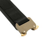 M-Tac Cobra Buckle taktinen vyö Laser Cut AustriAlpin COBRA-lukolla ja Cordura-materiaalilla, lähikuva.