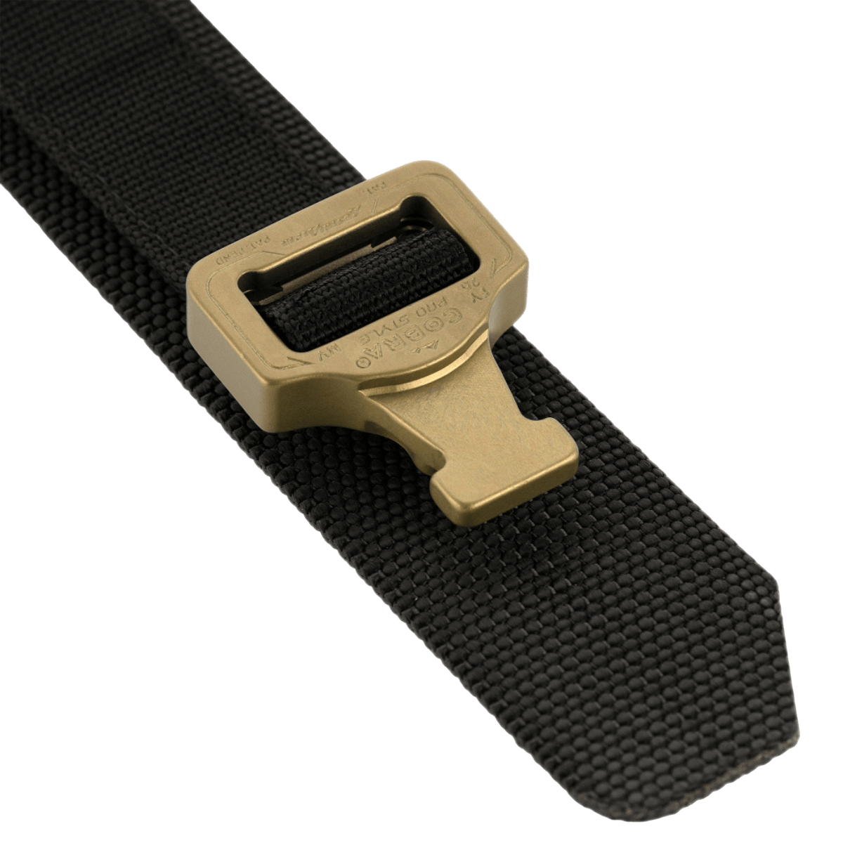 M-Tac Cobra Buckle taktinen vyö Laser Cut AustriAlpin COBRA-lukolla, sopii sotilaalliseen ja taktiseen käyttöön, 40 mm nylon-webbing.