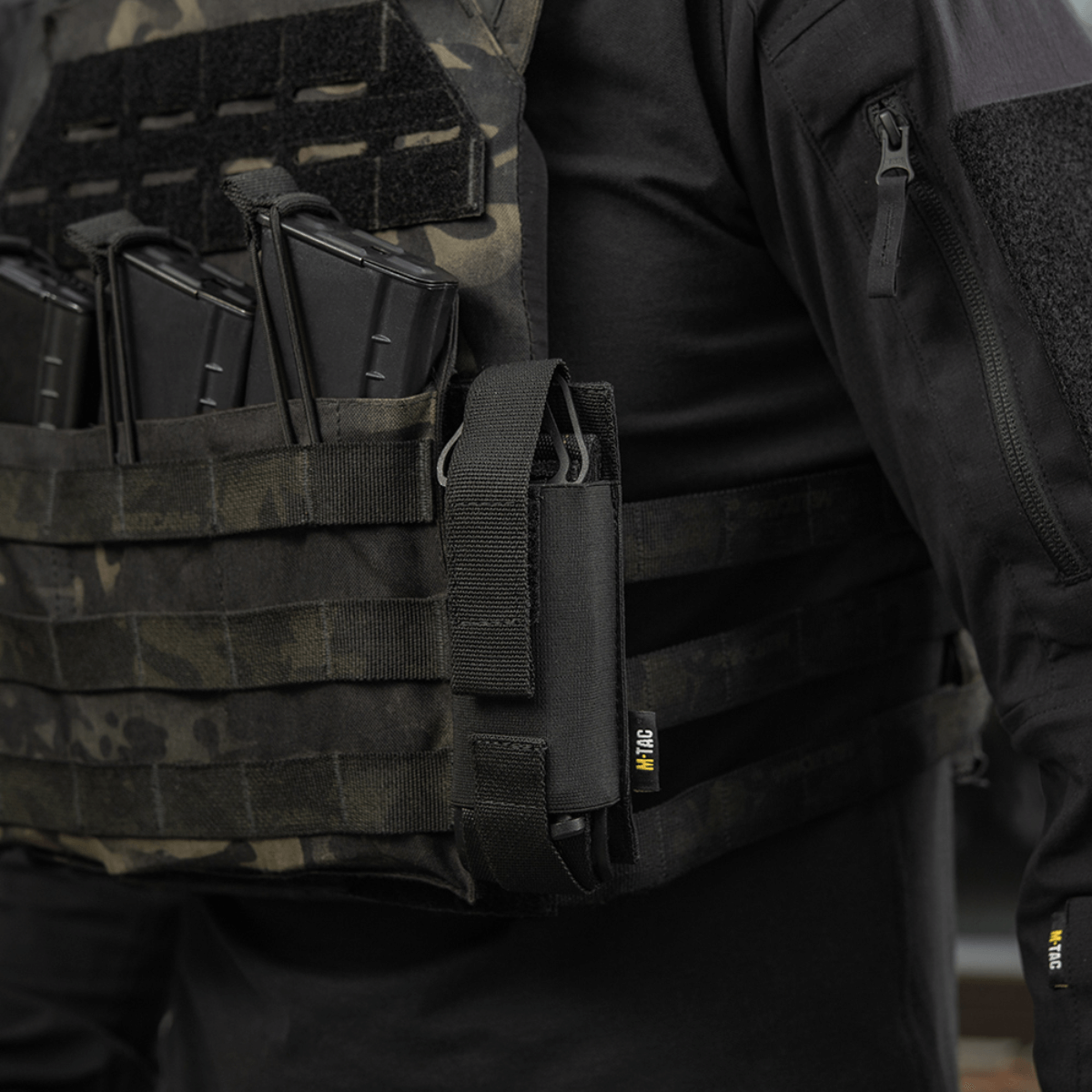 M-Tac Tourniquet Pouch Elastisk VELCRO Gen.II kiinnitetty taktiseen liiviin, nopea pääsy C-A-T tourniquetiin, Cordura 500D