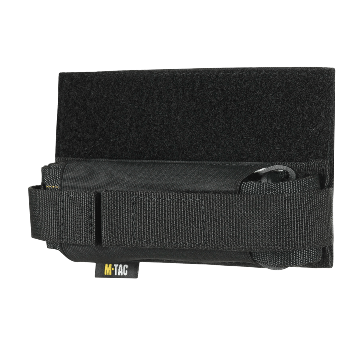 M-Tac Tourniquet-laukku Elastinen VELCRO Gen.II mustasta Cordura 500D:stä, suunniteltu nopeaan pääsyyn plate carrierin läpän alle.