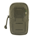 M-Tac PC Utility Pouch Elite Cordura-tasku MOLLE-liitännällä pienten tavaroiden säilytykseen, Velcro-paneeli ja poistoaukko. Mitat: 13 x 6 x 3 cm