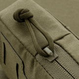 M-Tac PC Utility Pouch Elite vetoketjidetalji ja kestävät kiinnikkeet