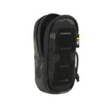 M-Tac Utility Shoulder Pouch Elite Gen.II Cordura 500D Multicam Black, Velcro-panel ja MOLLE-system. Sopii varusteiden säilytykseen.