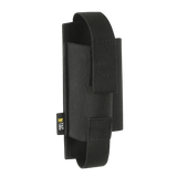 M-Tac Elastisk Tourniquet Pouch Molle Gen.III mustassa Cordura Squadronissa, kuminauha ja kiinnityselementit turvalliseen säilytykseen.
