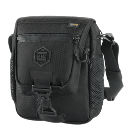M-Tac Satellite Magnettaske Gen. II Elite Hex, musta Cordura Hex, magneettilukitus, tablettimuotoilu ja NIJ-sertifiointi, galleria-asento 1.