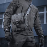 M-Tac Satellite Magnettaske Gen. II Elite Hex, musta Cordura Hex, NIJ-sertifiointi, esitetty galleria-asento 1.