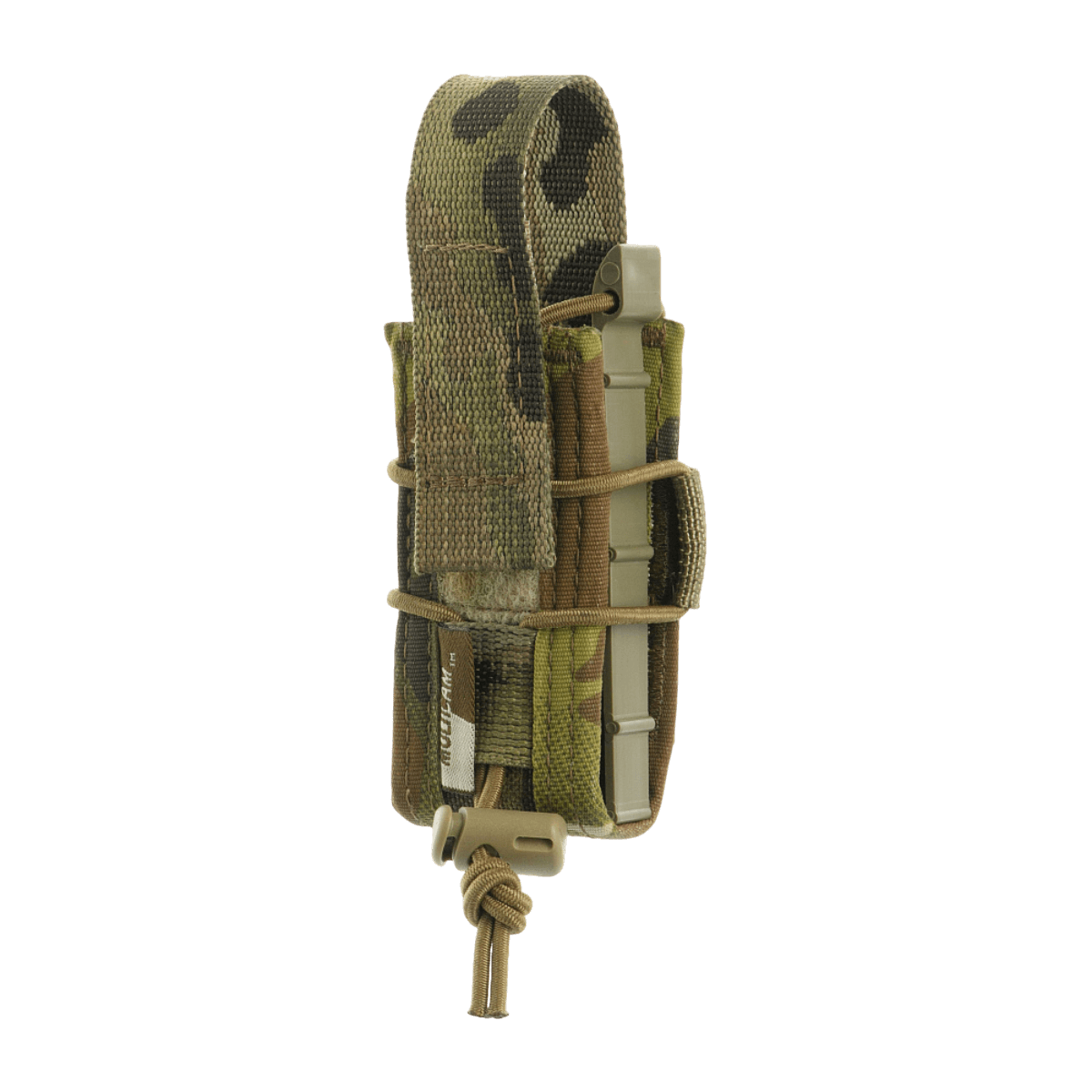 M-Tac Pistol Mag Pouch Gen.3 Cordura 500D:stä, MOLLE, Glockille ja monitoimityökaluille/taktiselle valolle. Irrotettava venttiili, säädettävä kiinnitys.
