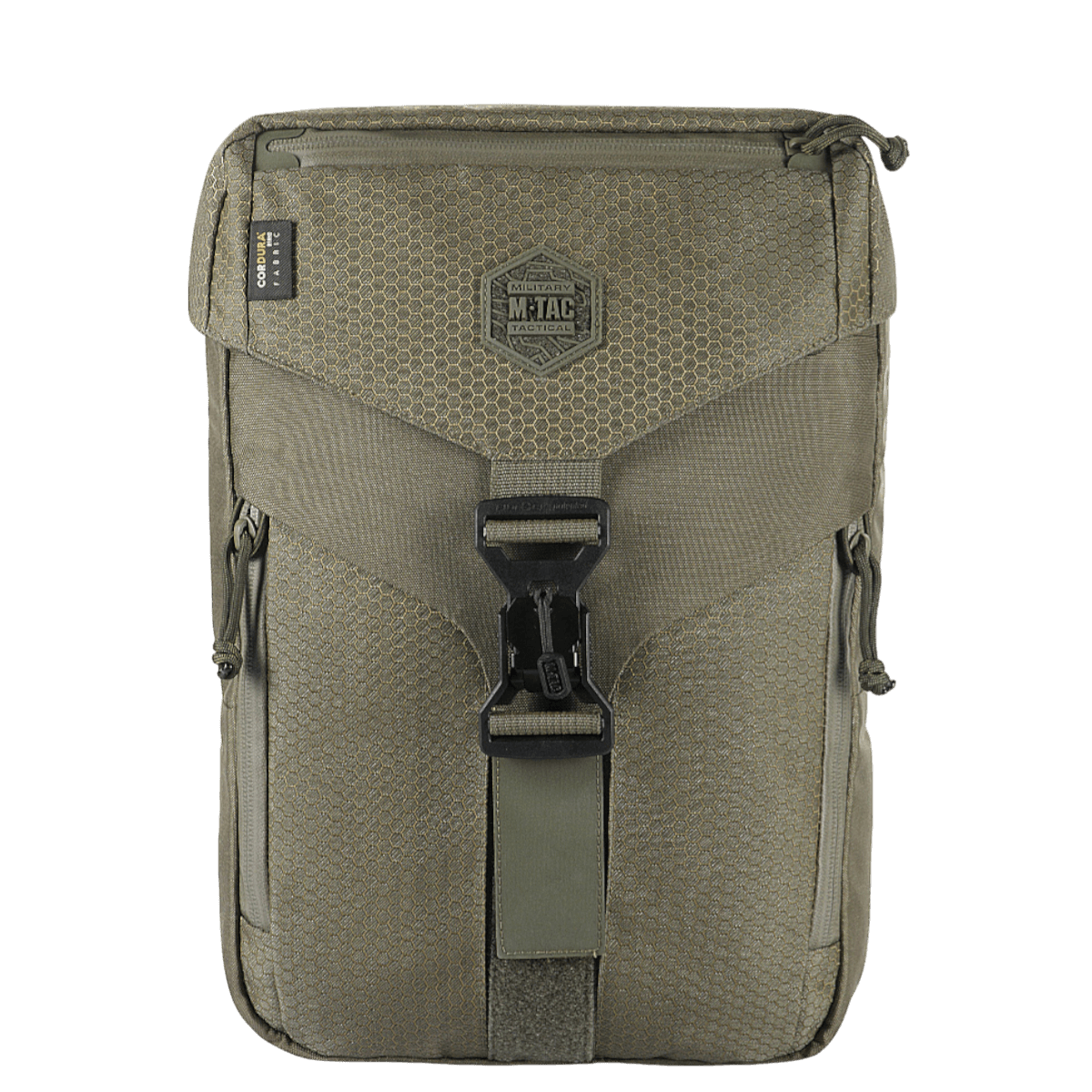 M-Tac Magnet XL Taske Elite Hex järeässä muotoilussa, FidLock-lukitus ja irrotettava Velcro-paneeli; sopii turvalliseen säilytykseen.
