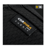 Lähikuva M-Tac Magnet XL Taske Elite Hexistä, Cordura-kankaan yksityiskohdat ja M-TAC-logo.