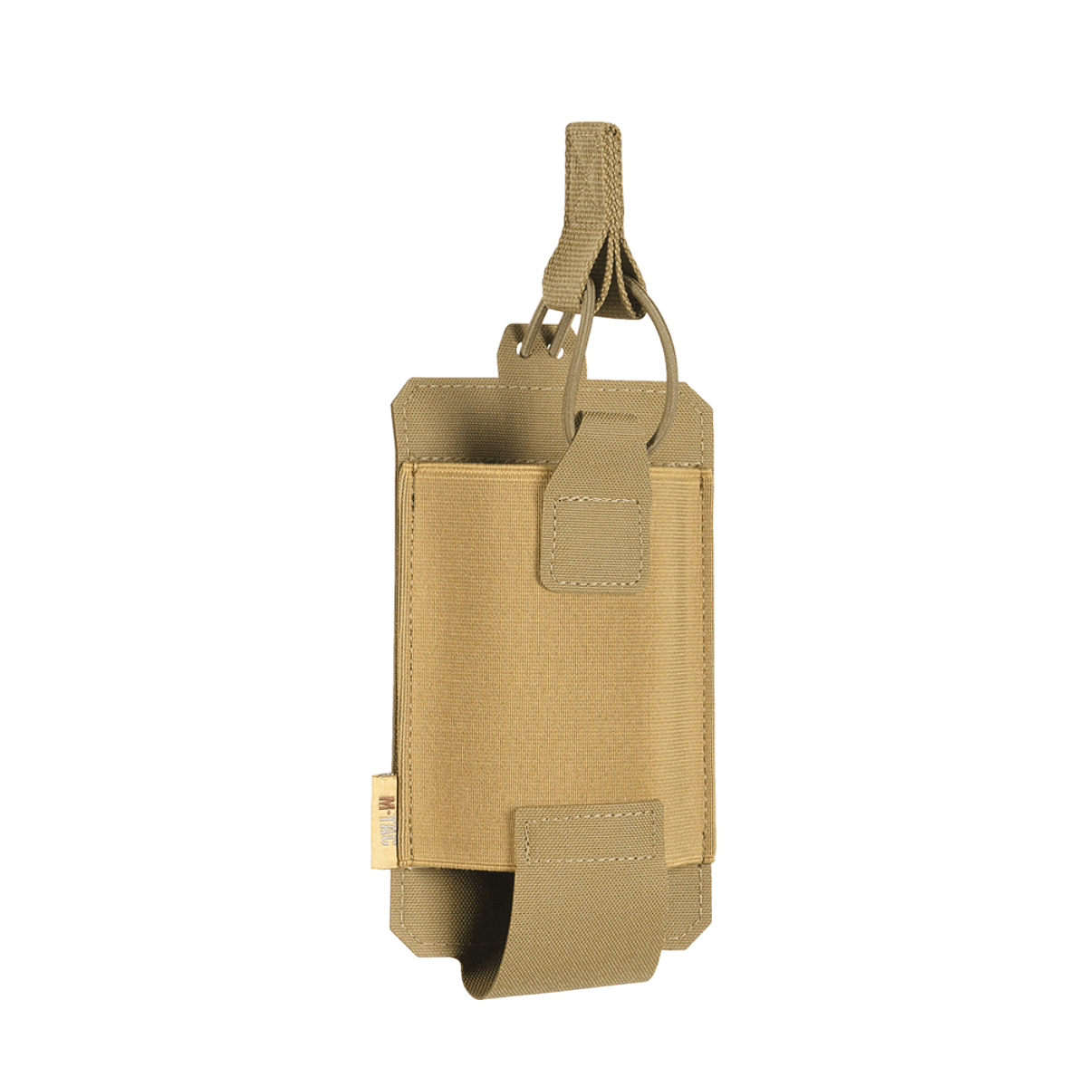 M‑Tac Elastinen Single Magazine Pouch Elite Cordura 500D:stä, yhteensopiva MOLLE Laser Cut -järjestelmän kanssa, beige