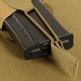 M‑Tac Elastinen Single Magazine Pouch Elite AK/AR-lipalle, valmistettu Cordura 500D:stä, elastinen nauha ja MOLLE-kiinnitys