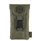 M-Tac Smartphone Lomme Elite Large Hex CORDURA HEX -materiaalista, musta, magneettisoljella, tiheys 1000D. Sopii jopa 6,5 tuuman älypuhelimelle.