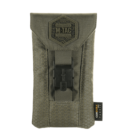 M-Tac Smartphone Lomme Elite Large Hex musta CORDURA HEX -materiaalista WJ-magneettisoljella.
