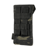 M-Tac Smartphone Lomme Elite Large Hex kestävästä CORDURA HEX -materiaalista WJ-magneettisoljella mustassa muotoilussa.