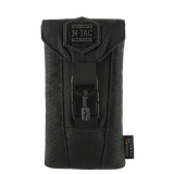 M-Tac Smartphone Lomme Elite Large Hex musta CORDURA HEX -materiaalilla ja WJ-magneettisoljella.
