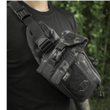 M-Tac Smartphone Lomme Elite Large Hex tyylikäs lompakko Cordura-materiaalista magneettisoljella, sopii älypuhelimille jopa 6,5 tuumaa.