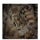 M-Tac Smartphone Lomme Elite Large Hex kestävästä CORDURA HEX -materiaalista magneettisoljella, sopii 6,5 tuuman älypuhelimille.