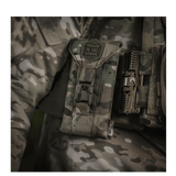 M-Tac Smartphone Lomme Elite Large Hex maastokuvioisena CORDURA HEX -materiaalilla ja WJ-soljella, soveltuu älypuhelimen turvalliseen säilytykseen.
