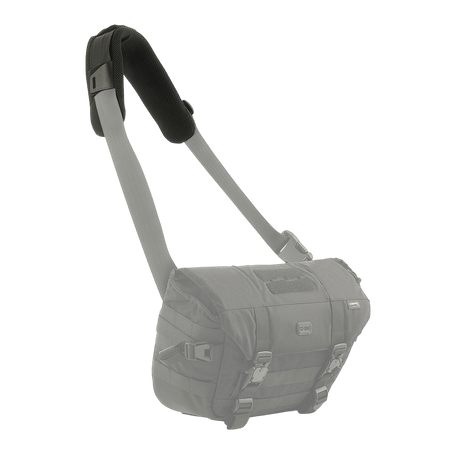 M‑Tac olkahihnan pehmike 50 mm Elite mukavuuteen ja painonjakautumaan laukuille, 3D-mesh-sisäosa.