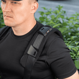 M-Tac olkahihnan pehmike 50 mm Elite miehen olkapäällä mukavuutta ja painonjakautumaa varten, Cordura ja 3D-mesh.