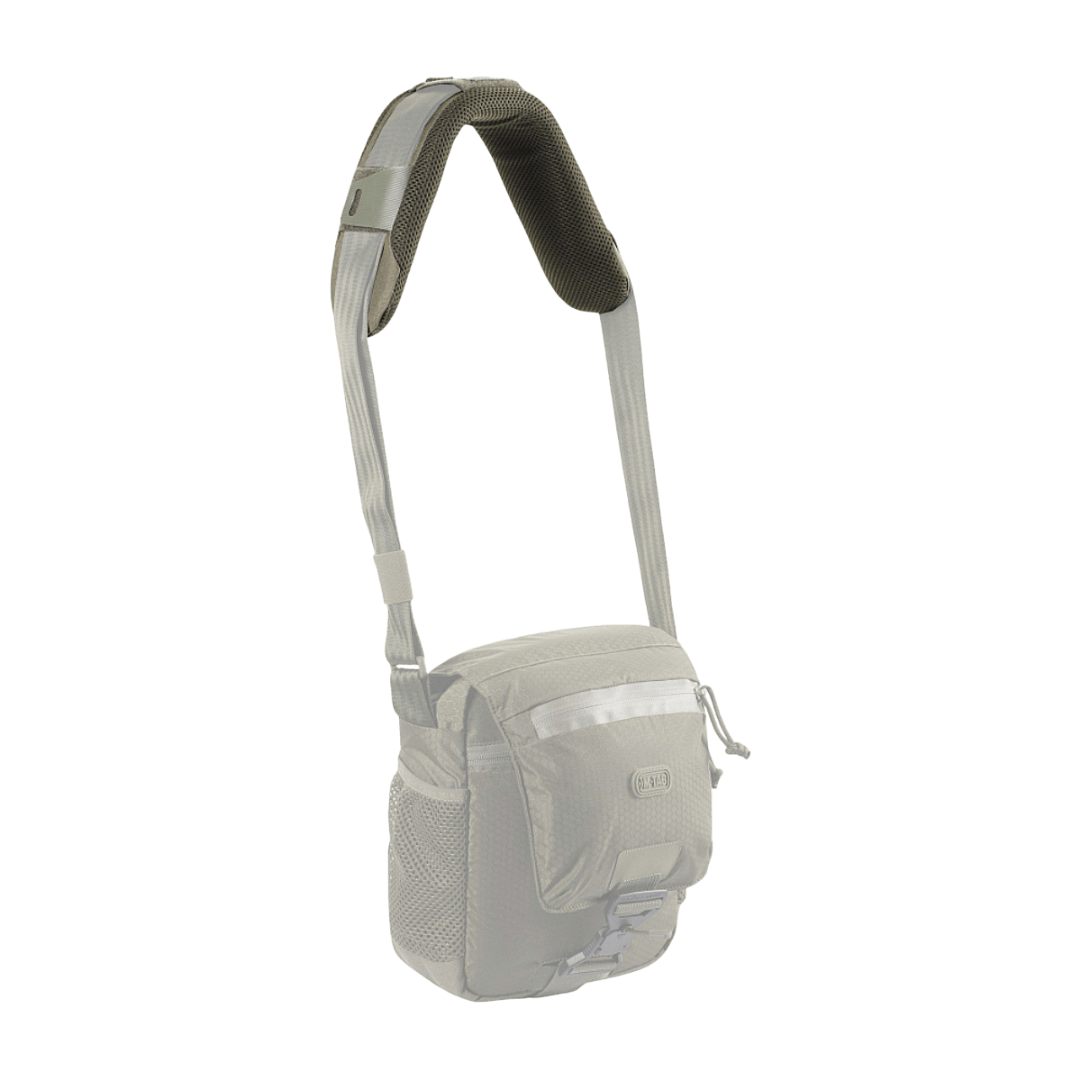 M‑Tac olkahihnan pehmike 50 mm Elite Cordura-materiaalilla ja 3D-meshillä mukavuutta ja painonjakautumaa yksikköolkaimisiin reppuihin.