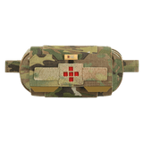 M-Tac Horizontal Medical Pouch Elite maastokuvioisena, vesitiivis YKK-vetoketju ja Cordura 500D -materiaali.
