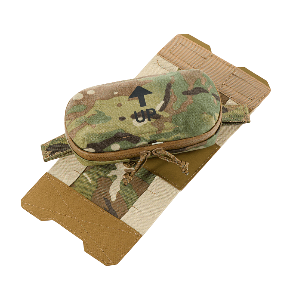 M‑Tac Horizontal Medical Pouch Elite, käytännöllinen kenttäensiapupakkaus Cordura 500D:llä ja vesitiiviillä YKK AquaGuard -vetoketjulla.