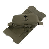 M‑Tac Horizontal Medical Pouch Elite Cordura 500D:llä, YKK AquaGuard -vetoketjulla ja käytännöllisellä järjestäjällä. Sopii kenttämedisiin.