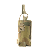 M-Tac elastinen lippatasku yhdelle lipalle Elite Cordura multicam, suunniteltu lipan varmaan kiinnitykseen, galleria-asento 1.