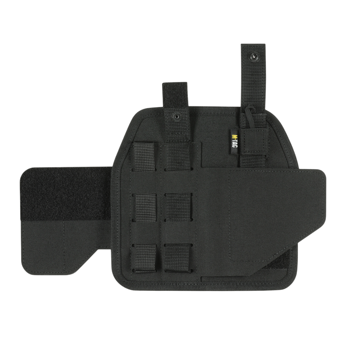 M-Tac Universal taktinen kotelo Elite vasen laminoitu Cordura 500D, säädettävä istuvuus, NIJ-sertifiointi, galleria-asento 1.