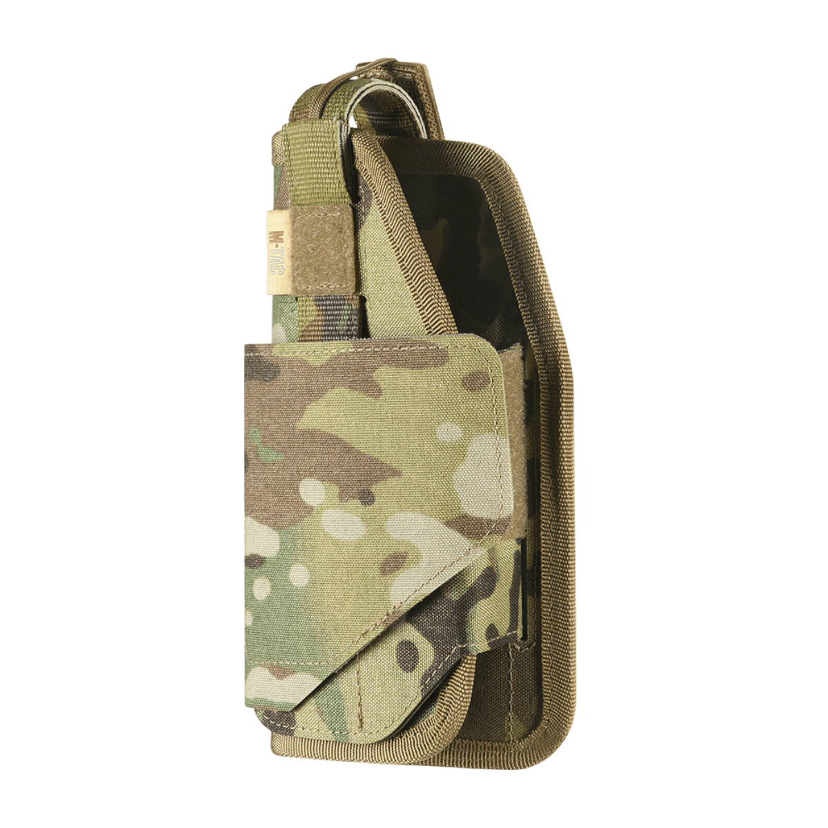 M-Tac Universal taktinen kotelo Elite vasen laminoitu Cordura 500D, säädettävä istuvuus, NIJ-sertifiointi, galleria-asento 1.