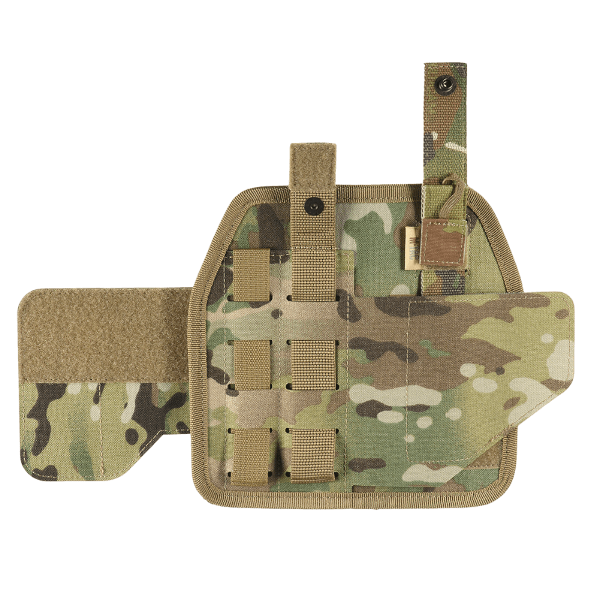 M-Tac Universal taktinen kotelo Elite vasen laminoitu Cordura 500D, säädettävä istuvuus, NIJ-sertifiointi, galleria-asento 1.