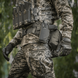 M-Tac Universal taktinen kotelo Elite vasen laminoitu Cordura 500D, säädettävä istuvuus, NIJ-sertifiointi, galleria-asento 1.