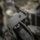 M-Tac Universal taktinen kotelo Elite vasen laminoitu Cordura 500D, säädettävä koko, NIJ-sertifiointi, galleria-asento 1.