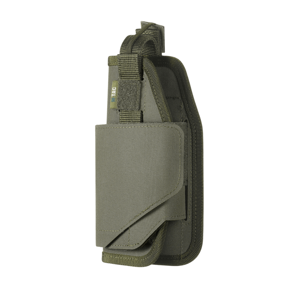 M-Tac Universal taktinen kotelo Elite vasen laminoitu Cordura 500D, säädettävä koko, NIJ-sertifiointi, galleria-asento 1.