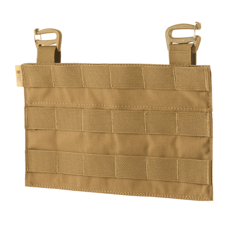 M‑Tac Front Panel Cuirass QRS:lle Cordura 500D:stä, kevyt ja kompakti muotoilu MOLLE-järjestelmällä ja Woojin-koukuilla sotilaskäyttöön.