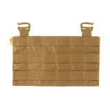 M‑Tac Front Panel Cuirass QRS MOLLE-järjestelmällä ja Velcrolla, sotilaskäyttöön suunniteltu, kevyt ja kestävä, beige väri.