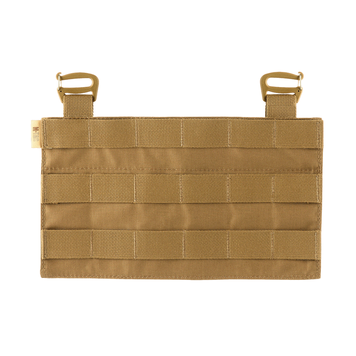 M‑Tac Front Panel Cuirass QRS MOLLE-järjestelmällä ja Velcrolla, sotilaskäyttöön suunniteltu, kevyt ja kestävä, beige väri.