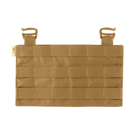 M‑Tac Front Panel Cuirass QRS MOLLE-järjestelmällä ja Velcrolla, sotilaskäyttöön suunniteltu, kevyt ja kestävä, beige väri.