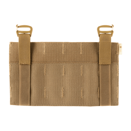M‑Tac Front Panel Cuirass QRS Cordura 500D:ssä MOLLE-remmeillä ja Woojin‑osilla. Sopii sotilaskäyttöön.