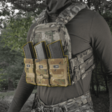 M‑Tac Front Panel Cuirass QRS lehtikoteloilla, sotilastaktiikka‑varuste, kestävä muotoilu, MOLLE-yhteensopiva.