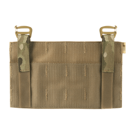 M‑Tac Front Panel Cuirass QRS MOLLE-järjestelmällä, kevyt ja kestävä muotoilu sotilaskäyttöön. Sopii lisävarusteiden kiinnitykseen.