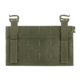 M‑Tac Front Panel Cuirass QRS Cordura 500D:ssä MOLLE-remmeillä ja Woojin‑osilla, sopii sotilaskäyttöön ja lehtien säilytykseen.