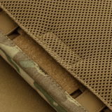 Lähikuva M-Tac taktinen käsilämmitin Elite kestävästä Cordura 500D -kankaasta, pehmeä fleecevuori ja hengittävä mesh-takapuoli.