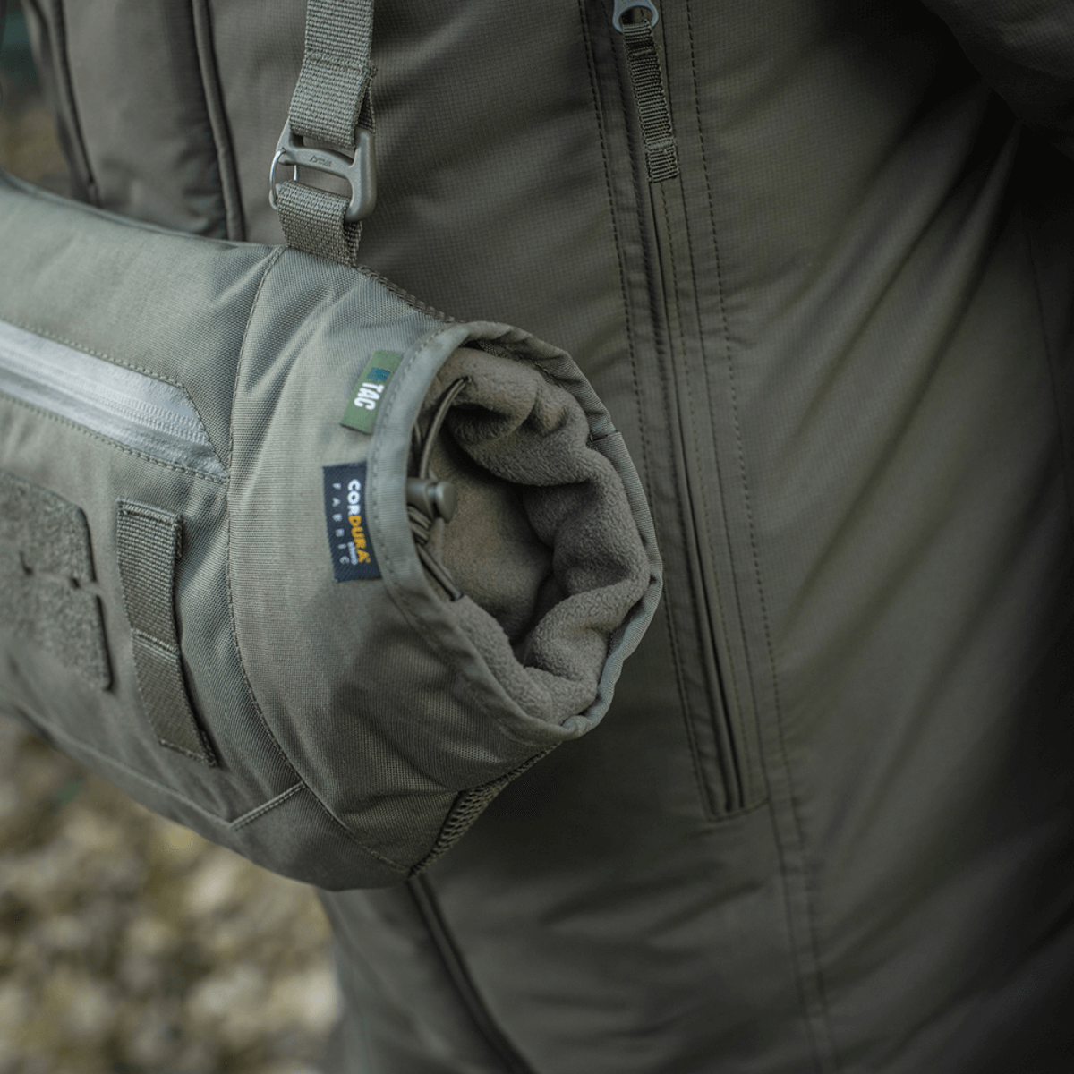 M-Tac Taktisk Håndvarmer Elite Cordura-kankaasta, fleecevuorella ja G-Loft-eristyksellä, sopii kylmään säähän